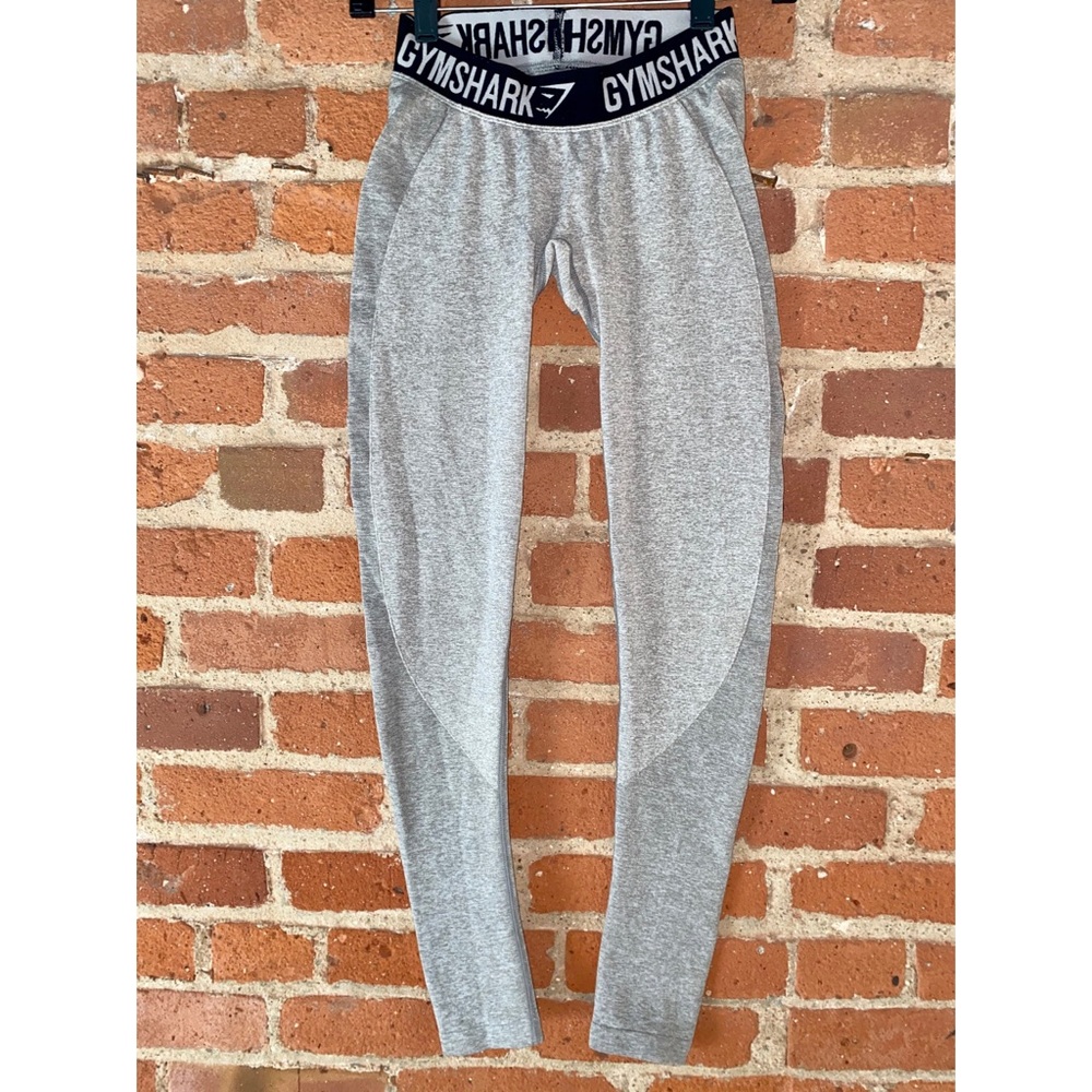 Gymshark Flex Leggings Light Grey/Charcoal Marl